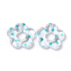 Прозрачные акриловые бусины&nbsp;OACR-C009-06G