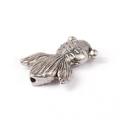 Золотая рыбка шарики сплава тибетский стиль&nbsp;TIBEB-ZN-47010-RS