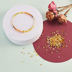 288 г 24-х цветных стеклянных бусин&nbsp;SEED-JQ0005-01C-3mm