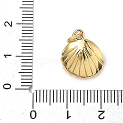 Подвески из ракушек и латуни&nbsp;KK-D426-17A-G