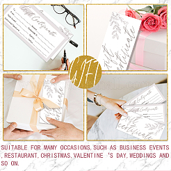 Подарочная карта из специальной бумаги&nbsp;AJEW-WH0832-016