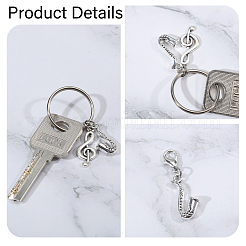 48 шт. 3 стильных подвесных украшения из сплава и брелок&nbsp;HJEW-CA00047