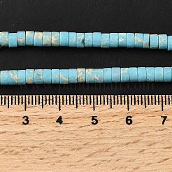 Окрашенные синтетические нити из имперской яшмы&nbsp;G-Z089-A03-A