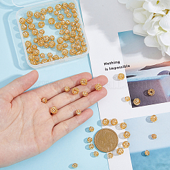 100шт 2 стиля латунные бусины&nbsp;KK-DC0003-44