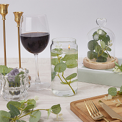 50 шт. тканевый искусственный лист эвкалипта&nbsp;DIY-ME0002-64