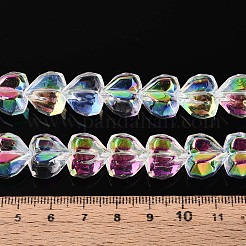 Гальванизируйте прозрачное стекло бисер нитей&nbsp;EGLA-B012-AB11