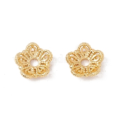 5-лепесток из латуни шарик крышки&nbsp;X-KK-A162-02G