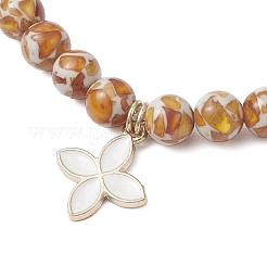 Сплав эмали шарм браслеты&nbsp;BJEW-JB12238-03