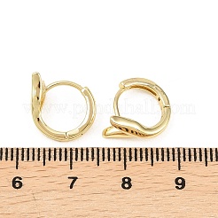 Латунные серьги обруча&nbsp;EJEW-D348-27G