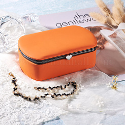 Коробка для хранения ювелирных изделий из искусственной кожи&nbsp;LBOX-TAC0001-01B