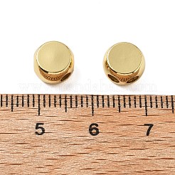 Плоские круглые латунные бусины&nbsp;KK-Z114-10G