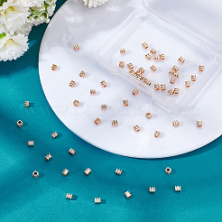 60 шт. Латунные дистанционные бусины&nbsp;KK-ME0003-77