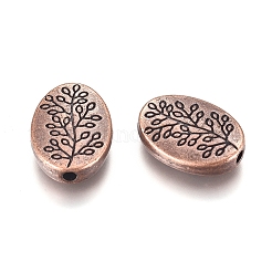 Сплавочные овальные бусины тибетского стиля &nbsp;LS-RLFH10181Y-NF