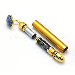 Электрические массажные палочки из натурального синего пятна из яшмы&nbsp;G-E515-13N