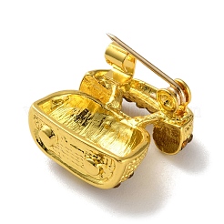 Модные золотые цинковые сплавы эмалевые булавки&nbsp;LS-JEWB-D068-01G-06