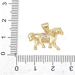 Латунные микро проложить кубического циркония подвески&nbsp;KK-G544-12G