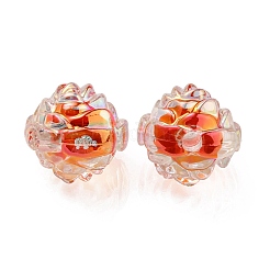 УФ-покрытие радужными переливающимися акриловыми бусинами&nbsp;OACR-P010-20C