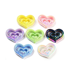 Светящиеся непрозрачные акриловые бусины&nbsp;MACR-P040-07