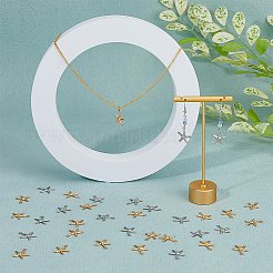 60 шт. подвески из нержавеющей стали 304 двух цветов&nbsp;STAS-DC0016-11