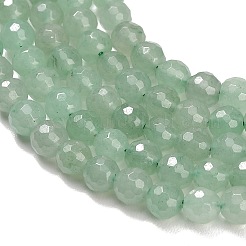 Естественный зеленый авантюрин бисер нитей&nbsp;G-C280-B20-6mm