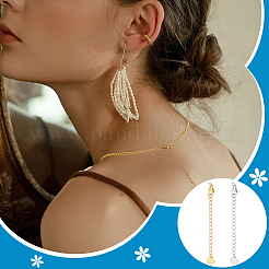 20 шт. 2-х цветный удлинитель цепи из нержавеющей стали 304 STAS-UN0060-86