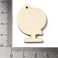 Подвески из дерева с цветной печатью&nbsp;WOOD-S062-02D