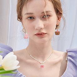 Подвески из непрозрачной смолы в стиле 32 шт.&nbsp;RESI-CA0001-70