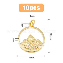 10шт латунные подвески&nbsp;KK-HY0002-96