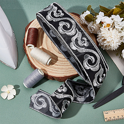 Полиэстеровую ленту с вышивкой благоприятного облака длиной 4.5 м приутюжьте/пришейте&nbsp;OCOR-WH0078-177B