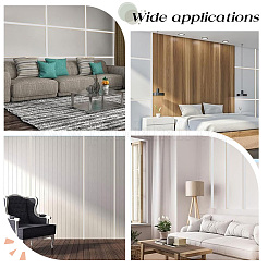 ПВХ самоклеящаяся гибкая молдинговая отделка&nbsp;DIY-WH20007-37C