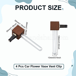 Железные и пластиковые автомобильные зажимы для воздуховодов&nbsp;AJEW-WH0696-184