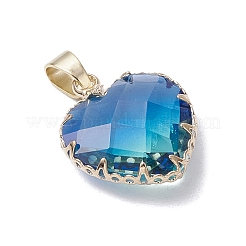 Подвески из стекла градиентного цвета k9 с имитацией турмалина&nbsp;PALLOY-JF03453