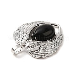 Подвески из натурального обсидиана&nbsp;KK-K331-02P-05