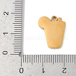 Ионное покрытие (ip) 304 нержавеющая сталь блестки эмалированные подвески&nbsp;STAS-M080-10G-01