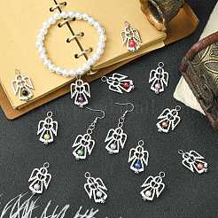 60шт 15 цвета акриловые подвески&nbsp;PALLOY-CJ00097