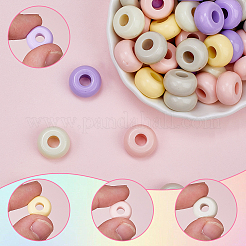 100 шт. Непрозрачные акриловые бусины&nbsp;MACR-SP0001-35