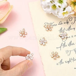 6шт 2 стиля прозрачные стеклянные подвески&nbsp;GLAA-YW0005-29