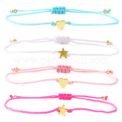 4 шт. модный плетеный нейлоновый браслет&nbsp;QL9217