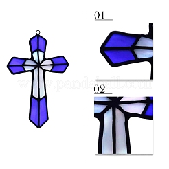 Крест акриловые подвесные украшения&nbsp;PW-WG11730-01