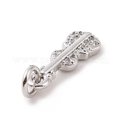 Латунные микро проложить кубического циркония подвески&nbsp;KK-C012-13P