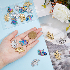 18 шт. 3-цветное ионное покрытие (IP) из нержавеющей стали 304 подвески&nbsp;STAS-DC0014-41