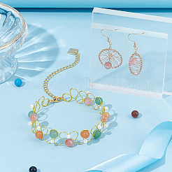 Природные и синтетические смешанные драгоценный камень бисер&nbsp;G-AR0003-47