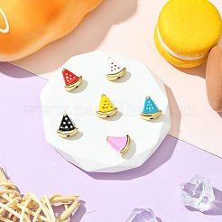 6 шт. 6-цветные латунные бусины для покрытия стойки&nbsp;KK-CJ0002-60