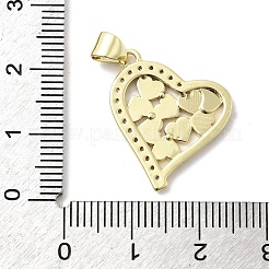 Латунные микро проложить кубического циркония подвески&nbsp;KK-A278-16G-02