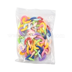 Акриловые звенья цепи удлинители сумок&nbsp;HJEW-FS00058-03