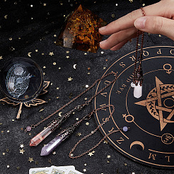 3 шт. конический натуральный розовый кварц&nbsp;PALLOY-MA00007