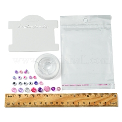 Наборы для изготовления браслетов из акриловых и пластиковых бусин своими руками&nbsp;DIY-FS0006-47