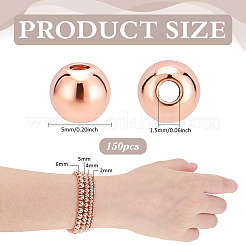 Латунные бусины&nbsp;KK-PH0012-56RG-03