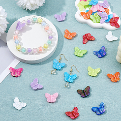 70 шт. Непрозрачные акриловые бусины&nbsp;OACR-DC0001-27