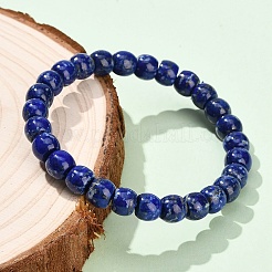Браслеты из натуральных бусин лазурита класса AB+&nbsp;BJEW-F523-06A